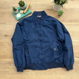 Field and stream blue zipper jacket